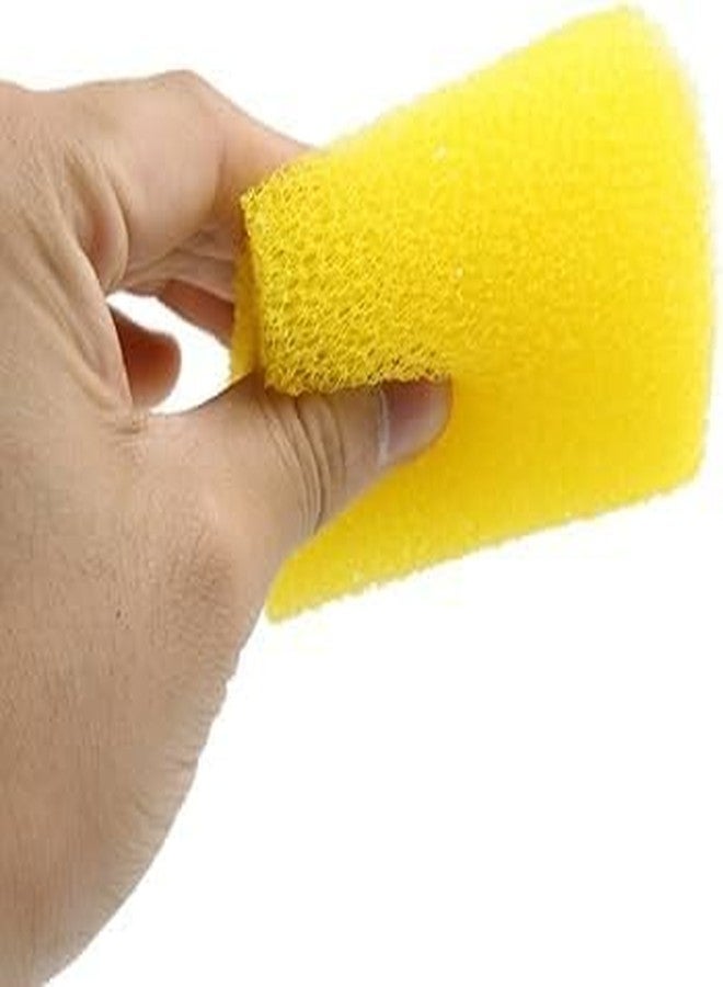 TRADESK Anky Aquarium Yellow Sponge Filter Replacement, Pack of 5, for Round Internal Filters - Image 4